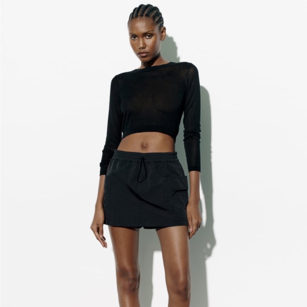 Nylon skort